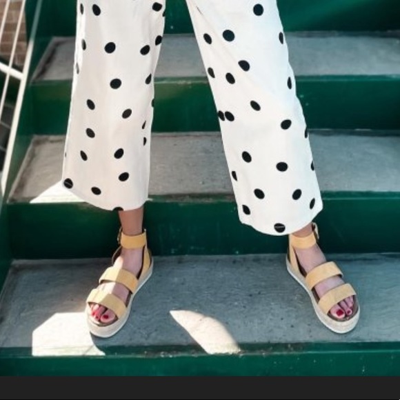 Yellow Platform Sandals - Picture 3 of 6